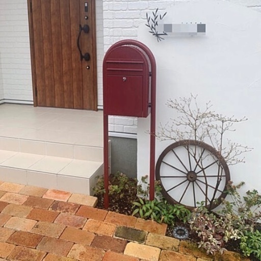 【 新品 未使用 】郵便ポスト bobi ボビポスト ボルドー