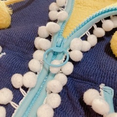 ポンポンデザイン カバーオール ジャンパー 70cmの画像
