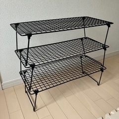 IKEA グレイグ シューズラック3個セット フィールドラック ...