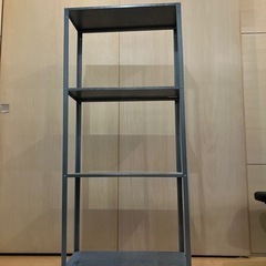 [あげます] ステンレスシェルフ　収納棚　IKEA HYLLIS ヒュッリスの画像