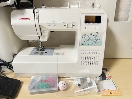 美品 ジャノメ コンピュータミシンNP350