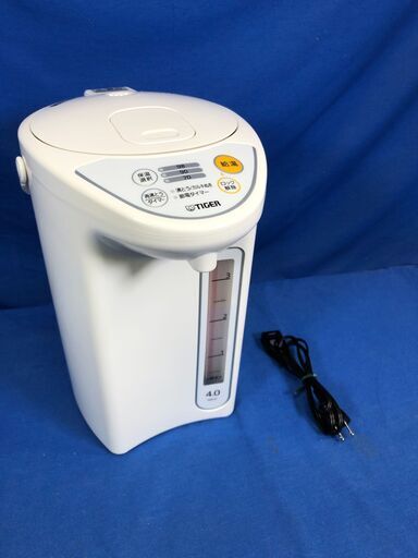 【動作保証あり】TIGER タイガー 2017年 PDR-G401 4.0L 電気ポット【管理KRK746】