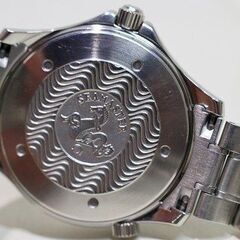 【苫小牧バナナ】質屋鑑定品 OMEGA/オメガ シーマスター プロフェッショナル 300 デイト クロノメーター 自動巻き 青文字盤 コマ/ギャラあり♪の画像
