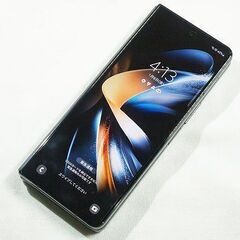 【苫小牧バナナ】極美品☆SIMフリー SAMSUNG/サムスン Galaxy Z Fold4 SM-F936N 5G 256GB ブラック デュアルSIM 海外版ギャラクシー スマホ♪