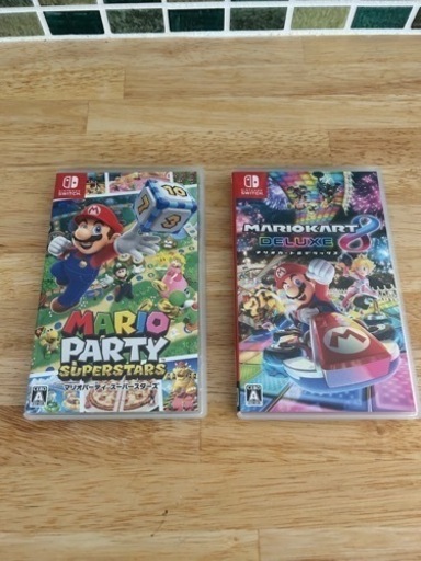 マリオカート8DXとマリオパーティースーパースターズ