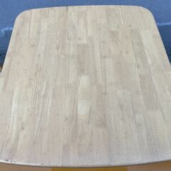 2人用 ダイニングテーブル セット ニトリ DT メジャー5 90 NA 900x800x700mm 回転式チェア 椅子の画像