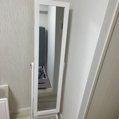 収納付き鏡