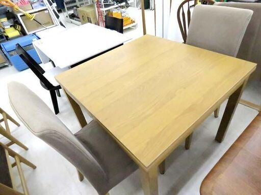 北海道 千歳市/恵庭市 近郊配送可能 IKEA/イケア 伸長式ダイニングセット BJURSTA イス2脚セット