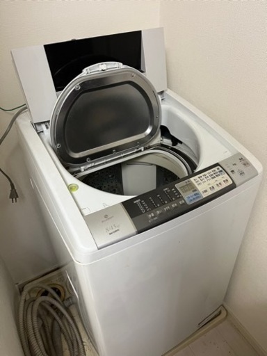 【現地引き取り可能な人】タテ型洗濯乾燥機（日立 BW-D8MV）