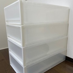 無印良品　ＰＰ衣装ケース・引出式・小　4つの画像