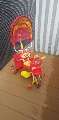 アンパンマン 三輪車 室内使用のみ アンパンマン 三輪車 室内