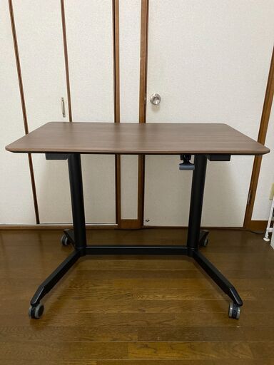 サンワダイレクト スタンディングデスク ガス圧 昇降式