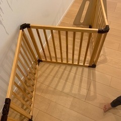 日本育児　ペットセレクト　木製パーテーション　FLEX-2 400の画像