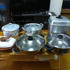 鍋類を纏めて処分