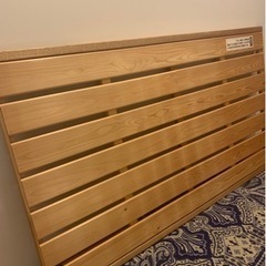 ベビーベッド　120×70 サワベビー　布団、ベッドガード付きの画像