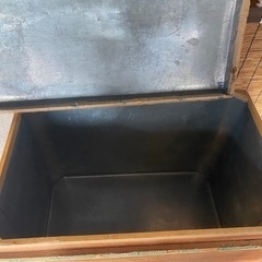 昭和レトロ 茶箱 2個セット 木箱 古民具 古道具の画像
