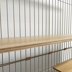 猫ケージ キャットケージ 木製フレームの画像