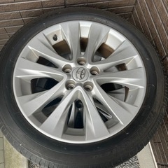 アルファード20 純正ホイールタイヤ トヨタ純正】 アルファード 20系 前期 純正ホイール+【GOODYEAR