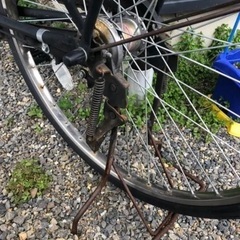 三人乗り自転車 子供乗せ 【前後タイヤ新品】の画像