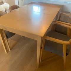 《訳あり品》ニトリ　ダイニングテーブルセットの画像