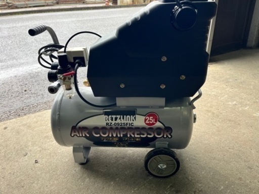 ⚒RETZLINK オイルレスエアコンプレッサー 25L RZ-0925FIC