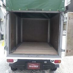 スバル サンバー 4WD MT エアコン付 軽貨物仕様 幌新品 諸費用コミコミ 車検２年満タンの画像