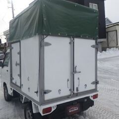 スバル サンバー 4WD MT エアコン付 軽貨物仕様 幌新品 諸費用コミコミ 車検２年満タンの画像