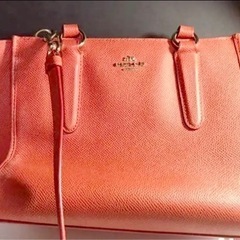 コーチ　COACH  PVCレザーショルダーバッグ　2WAY