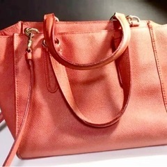 コーチ　COACH  PVCレザーショルダーバッグ　2WAYの画像