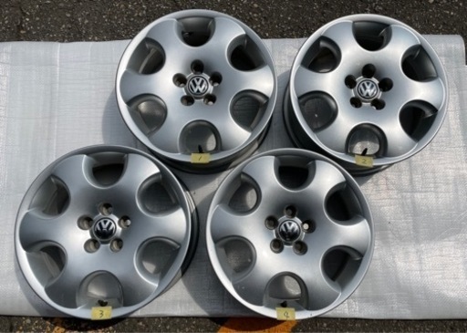 ◆売却済◆欧州車◆希少◆中古純正VWホイール4本セット16インチ◆