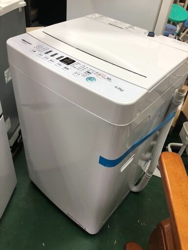 Hisense　ハイセンス　全自動洗濯機　4.5L　2020年製　美品