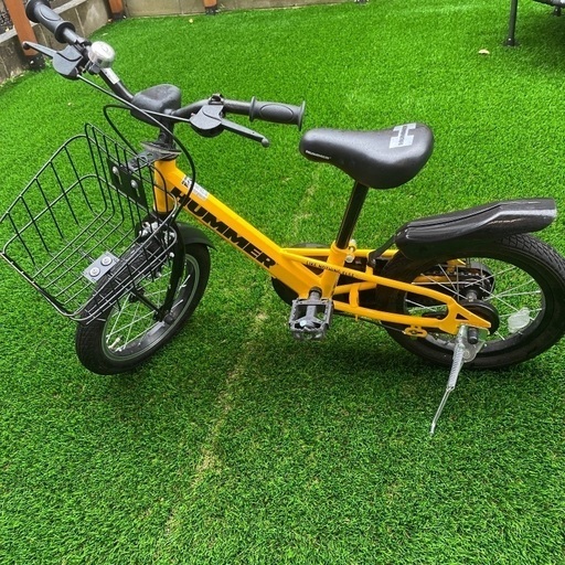 週末値下げ　HUMMER キッズサイクル 16インチ イエロー 値下げ！HUMMER 子供 自転車 16インチ イエロー 16インチ 身長100cm