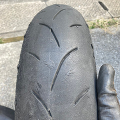 12インチレース用タイヤ120 2本　あげますの画像