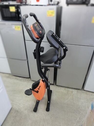 ハイガー フィットネス バイク 折りたたみ エクササイズ バイク HG-QB-J917B オレンジ色 エアロバイク HAIGE 札幌市