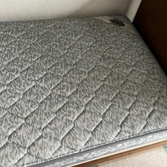 無料　美品　マットレス　シングル　スプリング　マットレスの画像