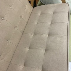 ソファ　ニトリ　二人掛け　(ルッキ2KD YG NA)の画像