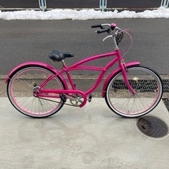 自転車　ビーチクルーザー　サーフィン　西海岸