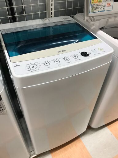 洗濯機 ハイアール JW-C45A 2018年製 ※動作チェック済/当店6ヶ月保証