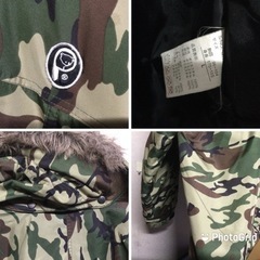 ★早い者勝ちSALE！★Penfield 中綿入り迷彩柄フーデッド パーカーの画像