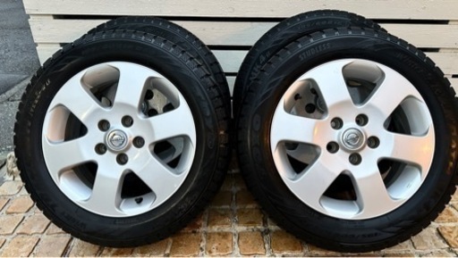 セレナ純正アルミ付スタッドレス4本 バリ山！（1/21で出品終了予定）