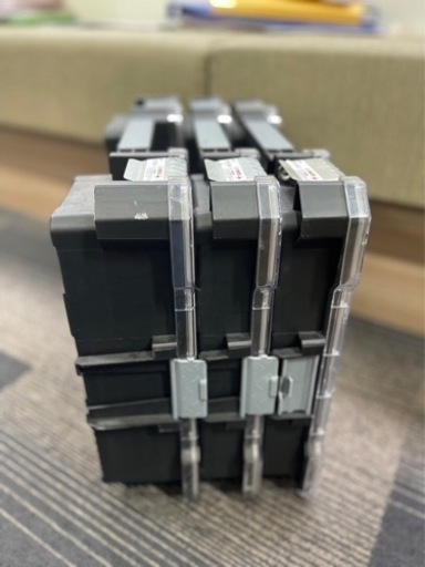 決まりました！　値下げしました！　新品・未使用　美品　クリアハードボックス　3個セット　ユ・ニーズ　収納箱　工具　ビス入れ　工具入れ　工具箱
