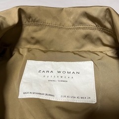 【ZARA WOMAN】日本サイズでS〜M  スプリング・サマーアウトウエアーの画像