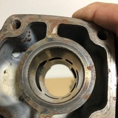 美品NSR50 前期 純正 シリンダー シリンダーヘッド ピストン、リードバルブ、インマニNS50F MBX50の画像