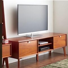 ☆未使用アウトレット特価！！☆北欧ビンテージ風 マホガニー テレビ