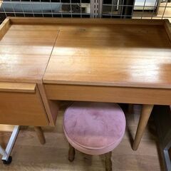 【リサイクルストアスターズ城西店】鏡台 ドレッサー 家具 茶色