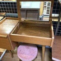 【リサイクルストアスターズ城西店】鏡台 ドレッサー 家具 茶色の画像