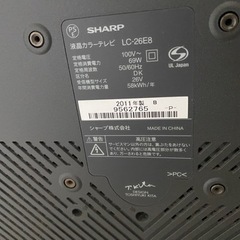 テレビです。の画像