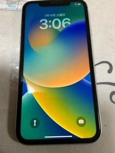 お値下げ　iPhone XR 65GB simフリー　ホワイト　美品