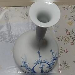 砥部焼　興峯作　花瓶　大一輪挿し　未使用　古美術の画像