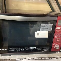 ☆中古￥14,800！SHARP　電子レンジ　家電　2018年製　RE-T820-R型　【BA071】